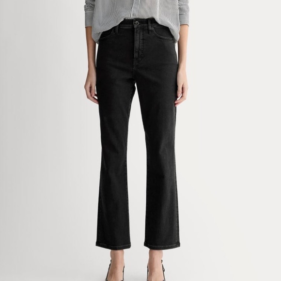 Everlane Women's High-Key Stovepipe Jean in Washed Black, Size 30, Cotton - Picture 1 of 4